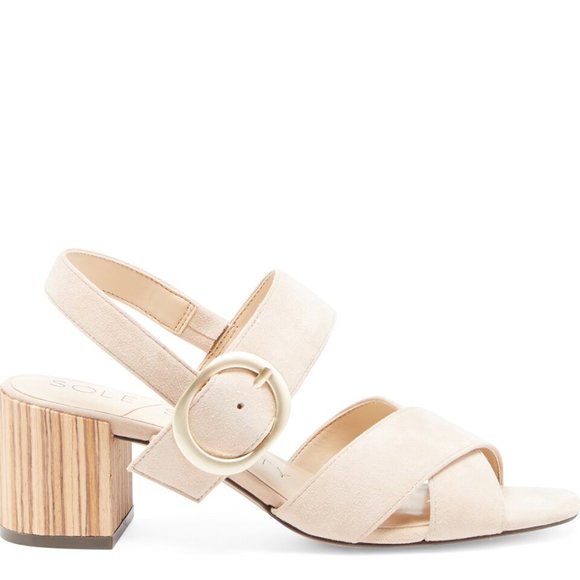 Sole Society Shoes - NWT Sole Society Shyna Sandal Cream 9